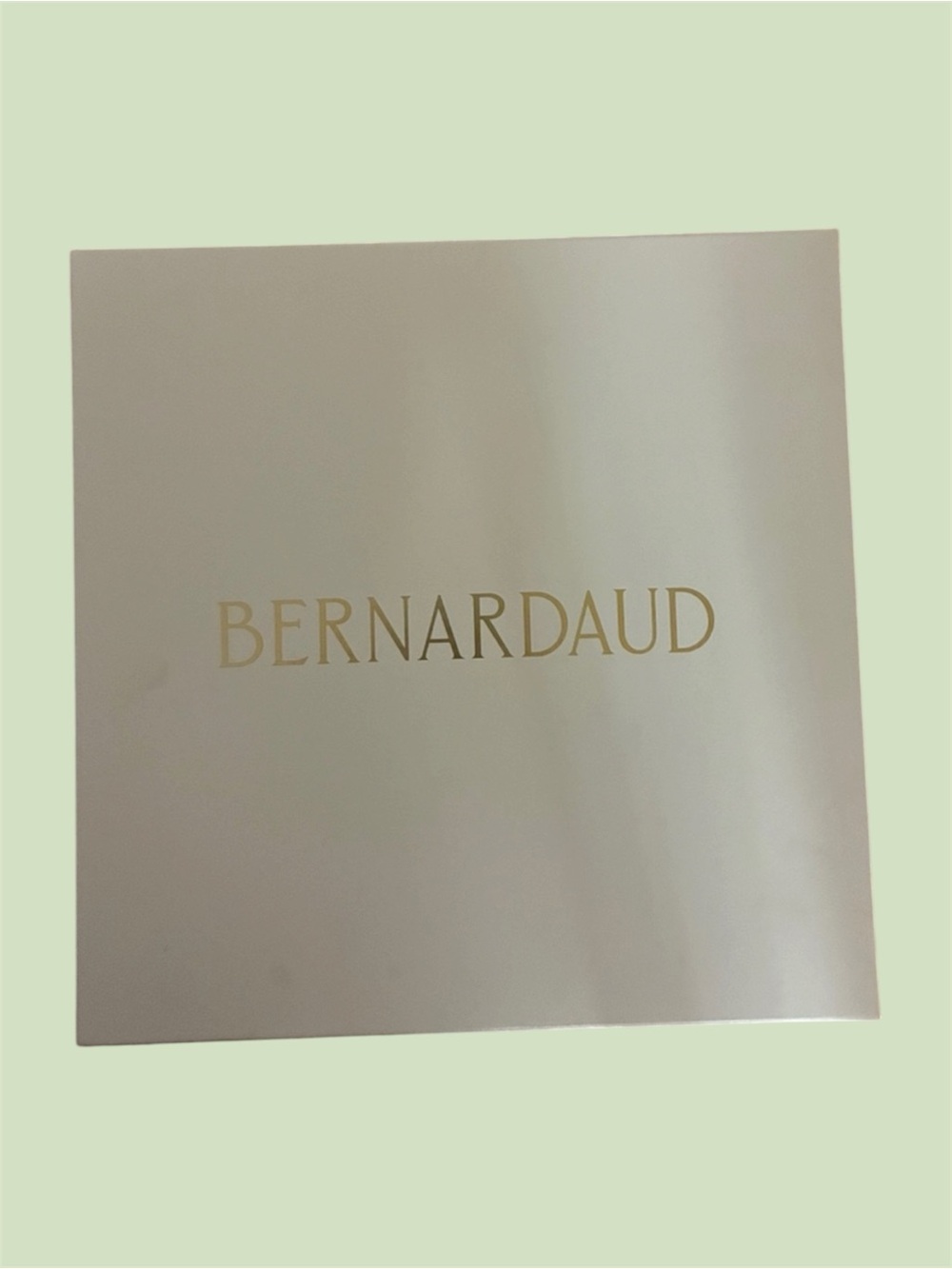 Bernardaud White Box with Gold Lettering